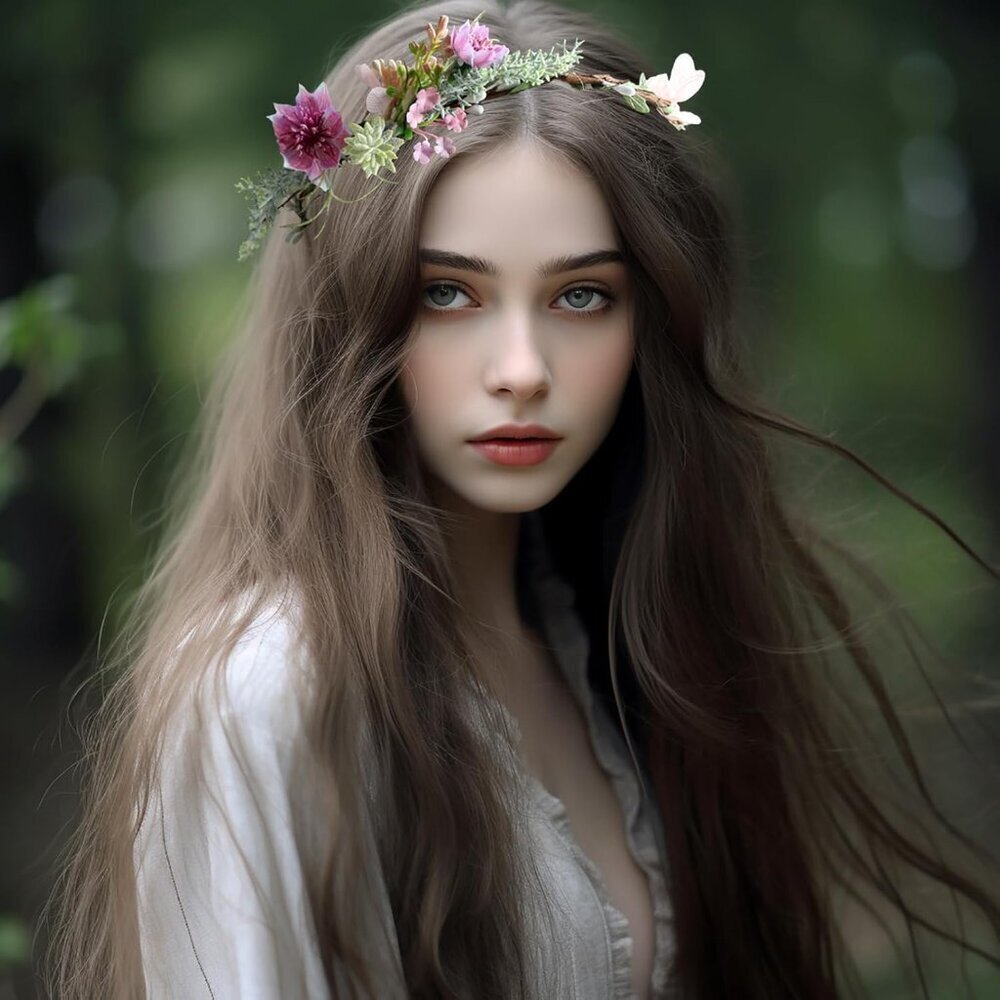 Wedding Flower Crown Women Floral Headband Hair Wreath Halo for Party Prom - Picture 5 of 5